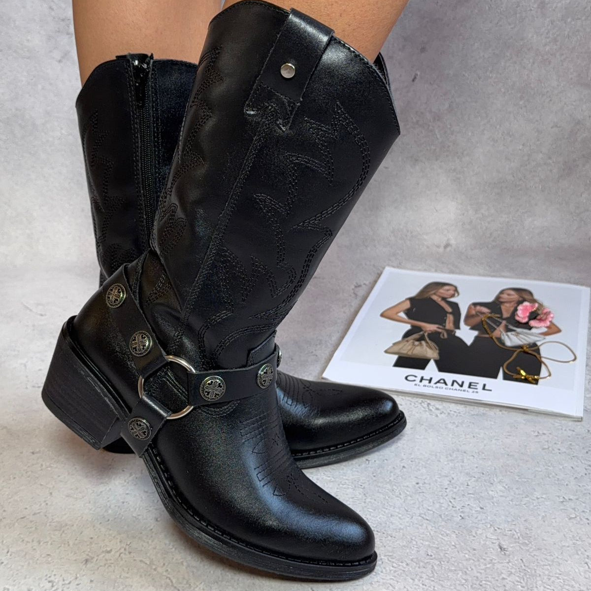 Bota de piel 96390