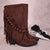 Bota vaquera con barbas 462