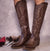 Bota vaquera alta , piel 96535