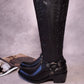 Bota vaquera alta , piel 96535