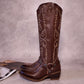 Bota vaquera alta , piel 96535