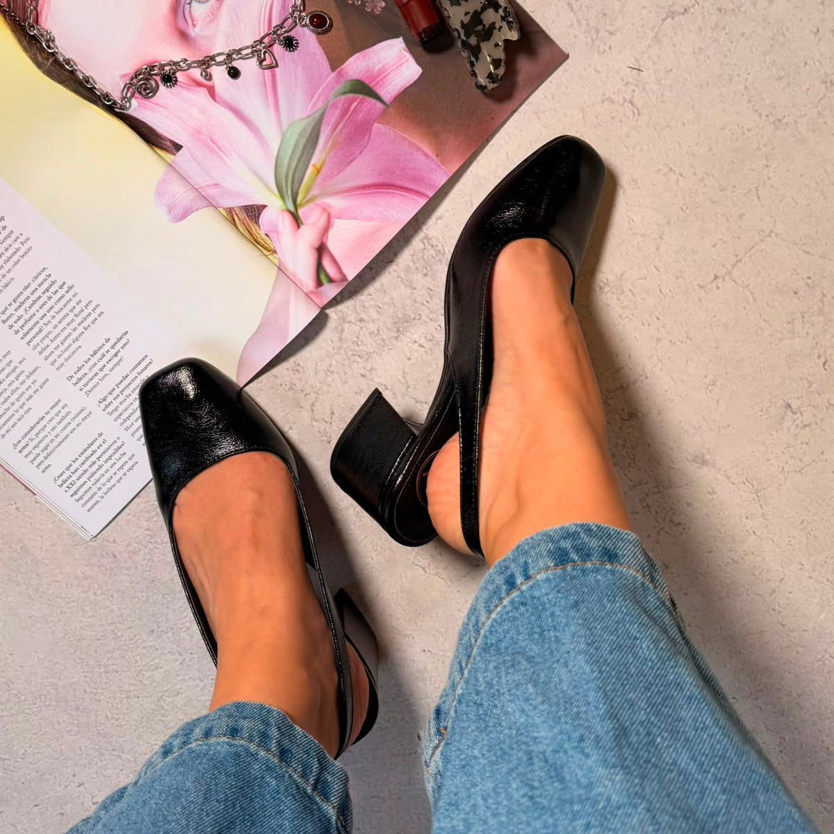 073 Slingback clasico