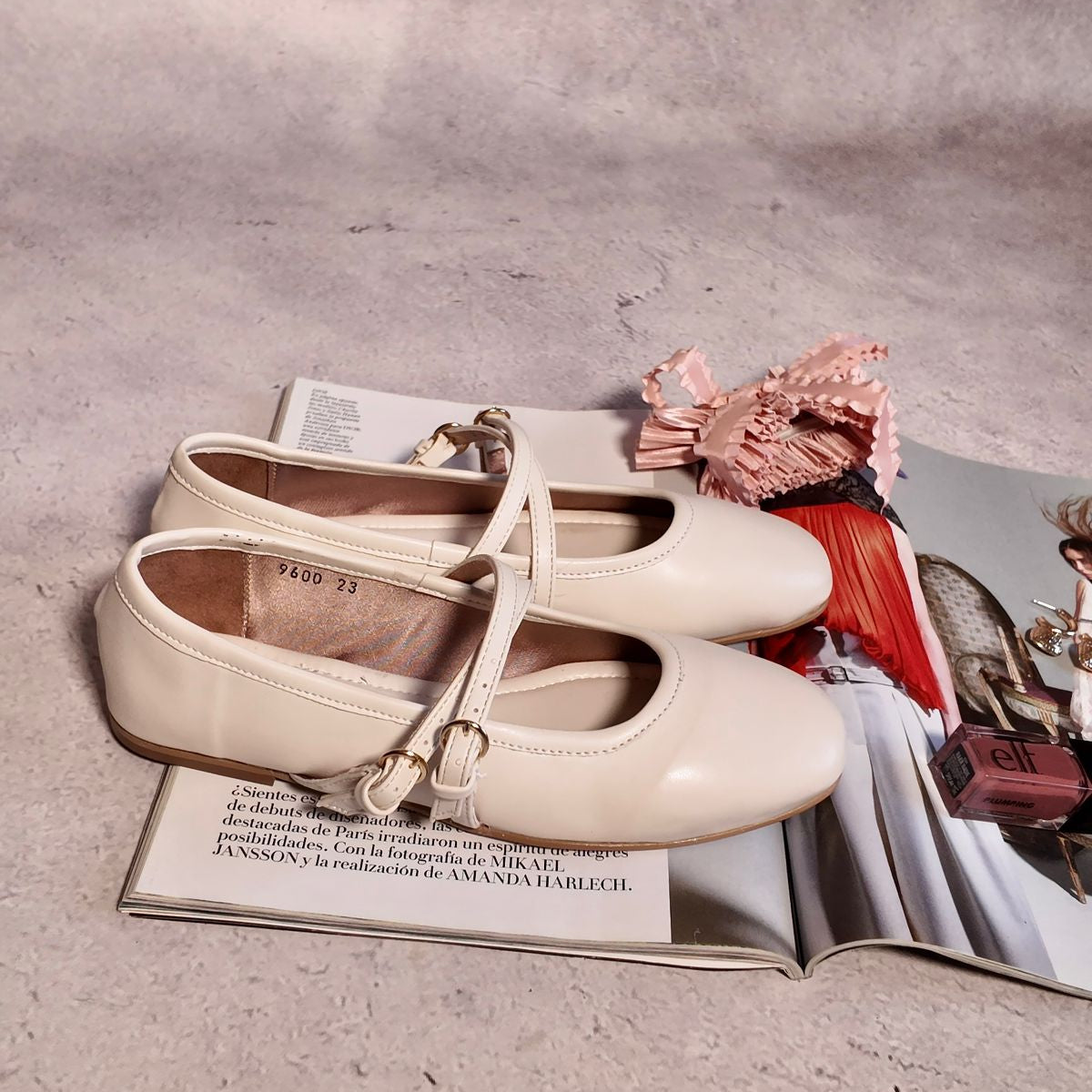 Flat con doble strap ajustable 9600