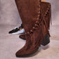 Bota vaquera con barbas 462