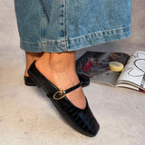 Flat print cocodrilo 9006