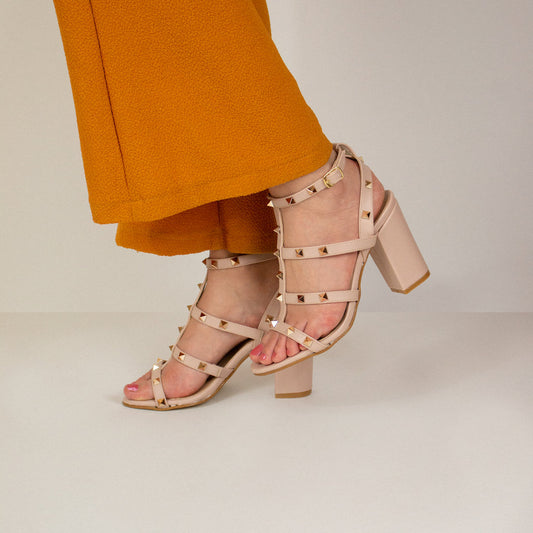 Tacón de tiras 7074